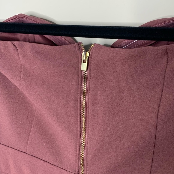 🆕 Express Wild Ginger Strapless Sweetheart Jumpsuit - Picture 8 of 11